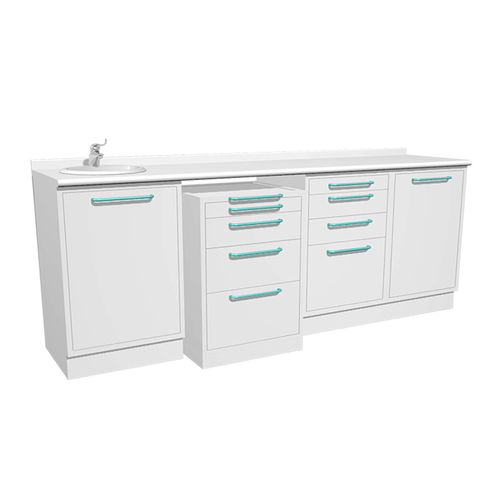 Schrank für Instrumente - SIMPLE LINE - Tecnomed Italia - für Krankenhaus / für Arztpraxis / für Tierarztpraxis