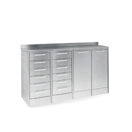 Schrank für OP-Bereich - CHIRUNOX - Tecnomed Italia - mit Tür / mit Schublade / modular