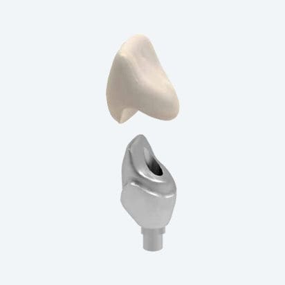 Implantat-Abutment / CAD/CAM - NEW ANCORVIS S.r.l - konisch / Zirkonoxid / mit Innenverbindung