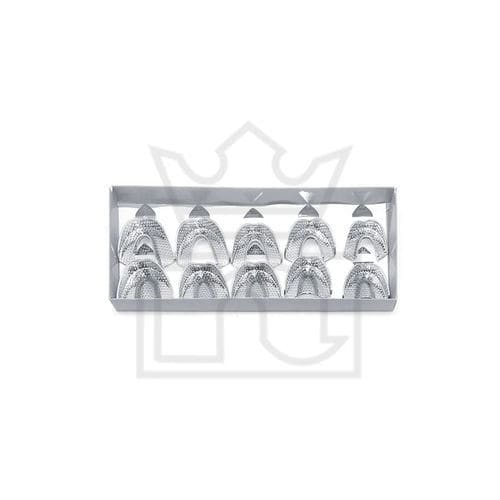 Dentaler Abdrucklöffel / Dental Teilprothetik - 116-0920 - Nadir & Co - perforiert