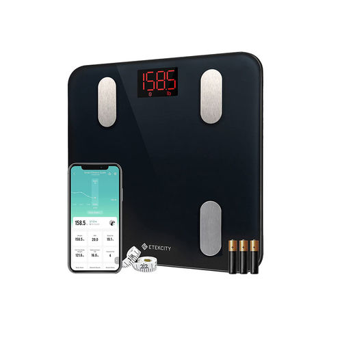 Elektronische Personenwaage - ESF24 - Vesync - für Fitnessanwendungen / Plattform / mit LED-Display