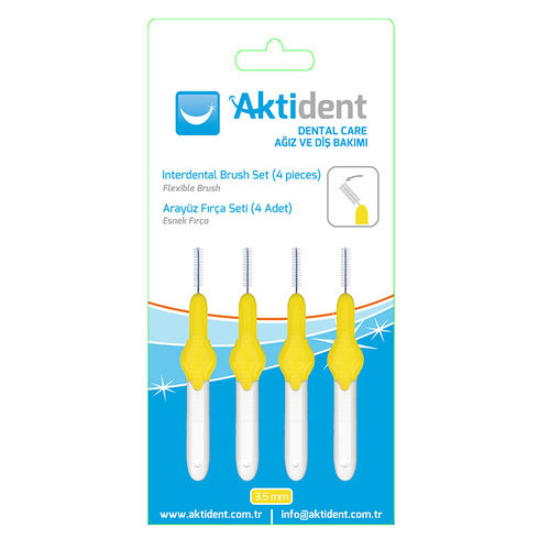 Interdentalbürste - YELLOW  - Aktident - REGO Pharma