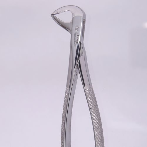 Dentale Extraktionszange / für Extraktion vorn unten - Orvosi instruments - für Zahnwurzeln / für Splitter / englische Form