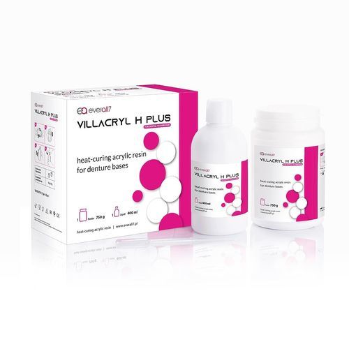 Zahnmedizinisches Material / Acryl - Villacryl H Plus - Everall7 Sp. z o.o. - Harz / zur Herstellung von Zahnprothesen / transparent