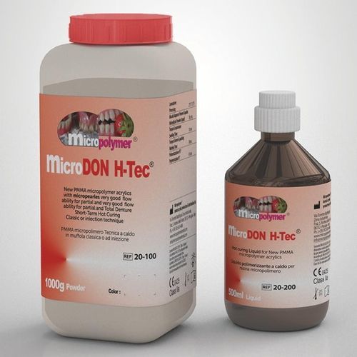 Zahnmedizinisches Material / Acryl - microDon Hot H-Tec ® - megadental italia - Harz / für Zahnprothesen / zur Herstellung von Zahnprothesen