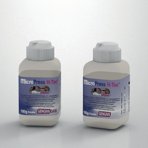Zahnmedizinisches Material / Harz - microPress H-Tec ® - megadental italia - gingival / für Zahnprothesen / Pulver