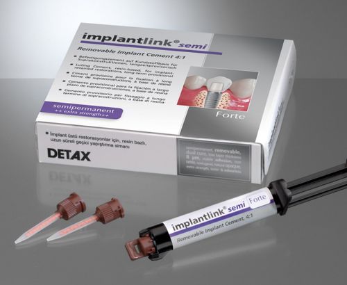 Dentalkleber zur Dentalrestaurierung - implantlink® - DETAX GmbH - Harz / temporär