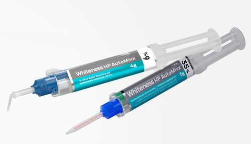 Zahnmedizinisches Material / in Wasserstoffperoxid - Whiteness HP AutoMixx - Dentscare Ltda. - für Zahnaufhellung / Gel