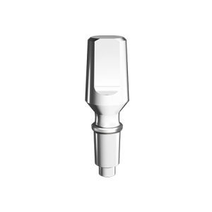 Implantat-Abutment / Edelstahl - Dentscare Ltda. - mit Innenverbindung / gerade / zementiert