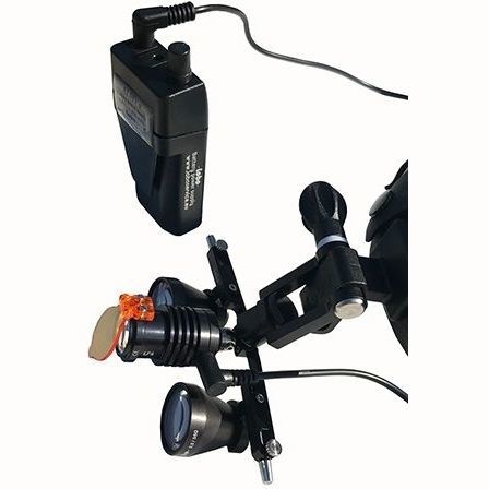 Dental-Stirnleuchte - KITLF4 - Lobo - LED / für Binokularlupe / mit tragbarer Lichtquelle