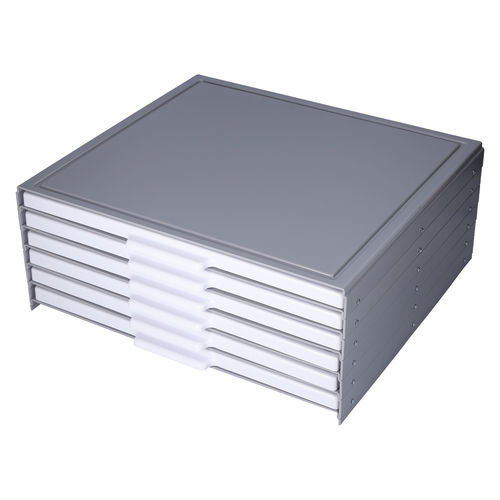 Schrank für Zahnprothesen - 8960002 - Licefa GmbH & Co. KG - modular / mit Schublade / grau