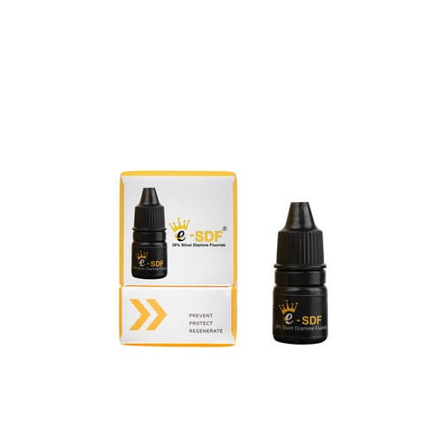 Zahnmedizinisches Material / Fluorid - e-SDF® - Kids-e-Dental LLP - zur Dentalrestaurierung / flüssig