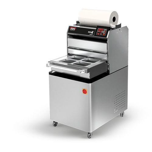 Halbautomatische Versiegelmaschine - MIZAR FCH-71 - TESMIT - kompakt / mit Touchscreen / auf Rollen