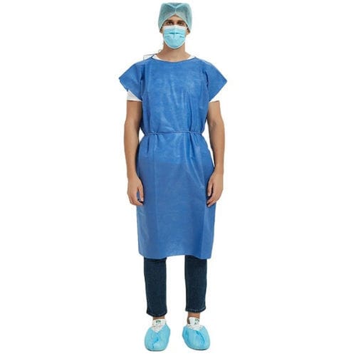 Unisex-Besucherkittel - P3061 - Xiantao S&J Protective Products - L / Einweg / blau