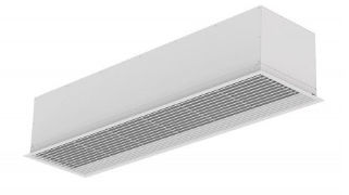 Luftschleier für Krankenhaustür - Recessed Compact - Airtecnics - Decken / photokatalytische Oxidierung / ozonfrei