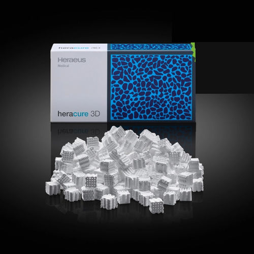 Synthetisches Knochenersatzmaterial - heracure 3D - Heraeus Precious Metals - für orthopädische Chirurgie / biegesteif / Granulat