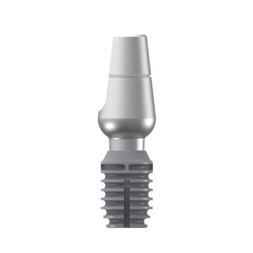 Zylindrisches Zahnimplantat - MDM - Shorter Implant - Titan / mit Innenverbindung / kurz