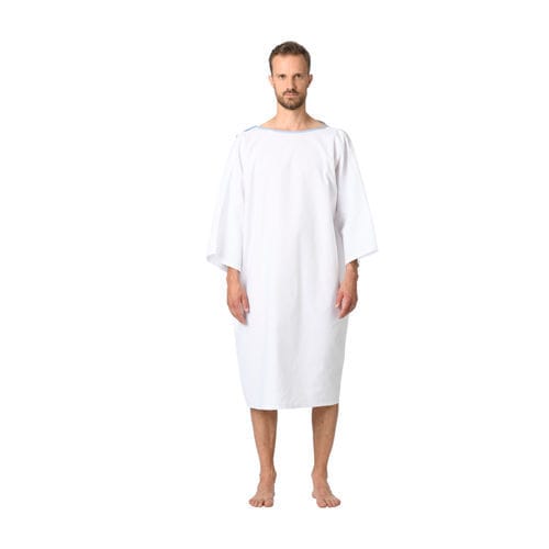 Unisex-Patientenkittel - LAMBDA 4BP - Bastié - weiß