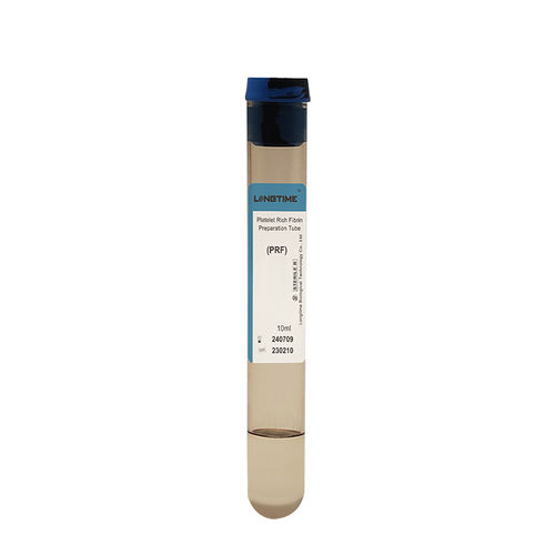 Labor-Probenahmeröhrchen - PRF-10ml - Zhuhai Longtime Biological Technology Co., Ltd. - zylinderförmig / Blut / Gewebe
