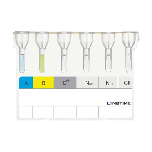 Blutgruppenbestimmungs-Testkit - REF-76516 - Zhuhai Longtime Biological Technology Co., Ltd.
