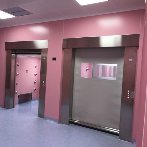 Tür für Reinraum - SUPER CLEAN - Moreschi Chiusure Industriali S.r.l. - Schutz / Isolation / Service