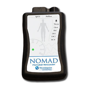 Polysomnograph / 12 Kanäle - Nomad  - Neurotronics - mit SpO₂-Überwachung / ambulantes