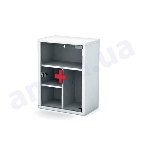 Erste-Hilfe-Schrank - А1.100 - Amed - für Krankenhaus / mit Tür / wandmontiert
