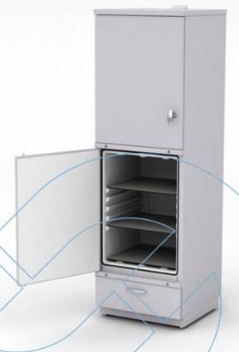 Schrank für Chemikalien - 02.01.811 - Labexpert - Labor / Metall / weiß