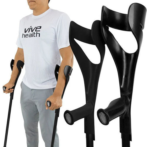Unterarmgehstütze - MOB1014BLK - Vive Health - Erwachsene / höhenverstellbar