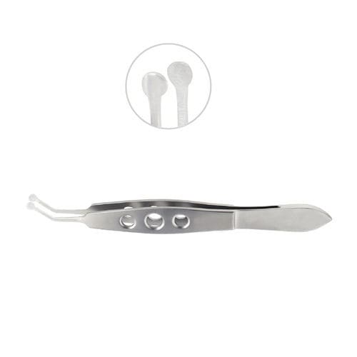 Klemme für Ophthalmologie - SM-0724 - Stellmacher Instruments - Tweed / gebogen / Edelstahl