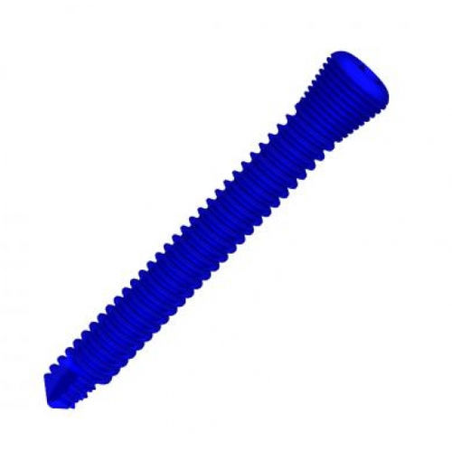 Knochen-Kompressionsschraube / Mehrzweck - 5708-035-0 series - Ortobio - kanüliert / Titan / mit Verriegelung