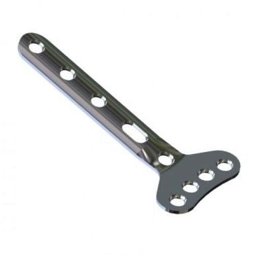 Kompressionsplatte für Radius - 5207-003-0 series - Ortobio - distal / mit Verriegelung / Edelstahl