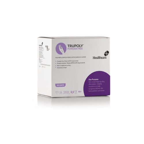 Latexhandschuh - Trupoly - Healthium Medtech - chirurgisch / puderfrei / steril