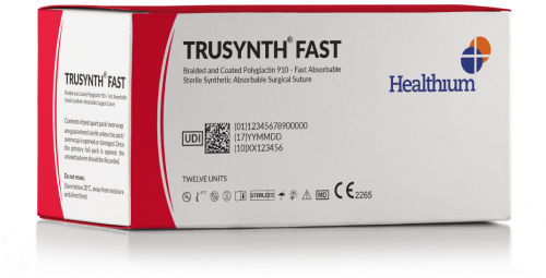 Resorbierbarer Nähfaden - Trusynth Fast - Healthium Medtech - Weichteilchirurgie / 8-0 / 2