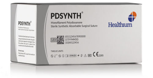 Resorbierbarer Nähfaden - PDSynth - Healthium Medtech - Allgemeinchirurgie / orthopädische Chirurgie / 8-0