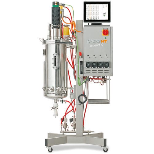 Fed-Batch-Bioreaktor - Techfors-S  - Infors AG - Labor / für mikrobielle Fermentation / kompakt