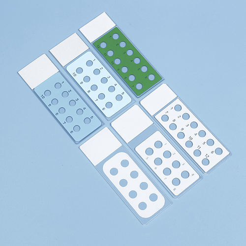 Selbstklebender Objektträger für Mikroskop - Jiangsu Huida Medical Instruments - hydrophob / Immunohistochimie