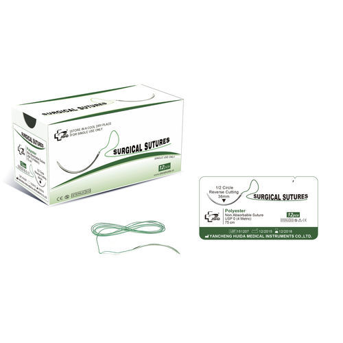 Nicht resorbierbarer Nähfaden - 151207 - Jiangsu Huida Medical Instruments - Allgemeinchirurgie / Neurochirurgie / Herz und Gefäßchirurgie