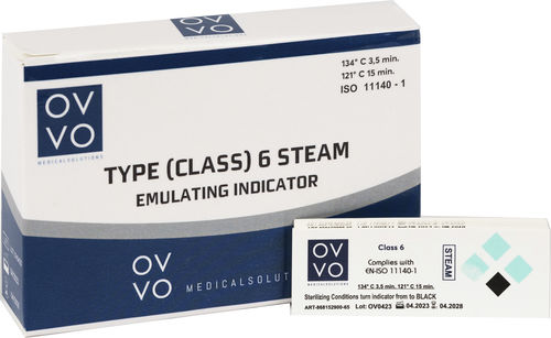 Bioindikator zur Dampfsterilisation - OVVO Class 6  - OVVO Medical Solutions