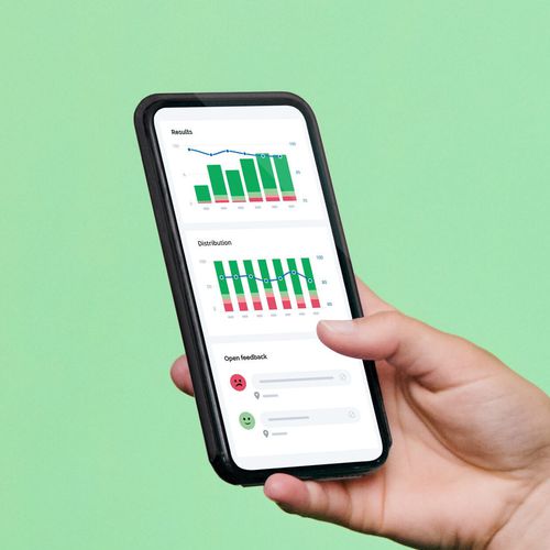 Mobile Applikation / Datenanalyse - HAPPYORNOT - medizinisch / für Krankenhaus / Echtzeit