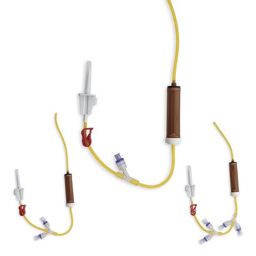 Infusionsset für Chemotherapie - OAS026-P  - Oncosem - mit Filter zur Vorbeugung von Partikel-Kontaminationen / mit Y-Verbinder / mit Tropfkammer