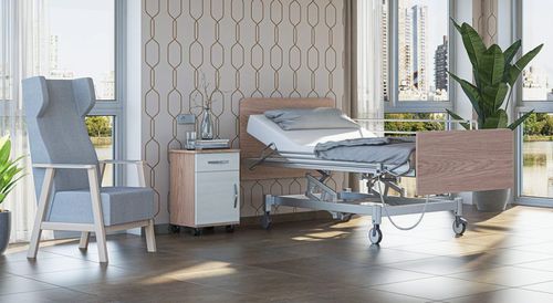 Nachttisch auf Rollen - MAE6000ME - SENIORCARE - modular / mit Schubladen