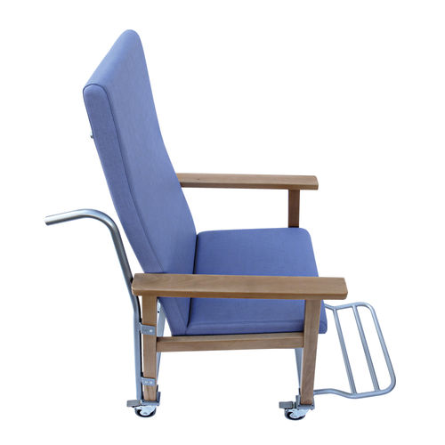 Patienten-Transportstuhl / für den Innenraum - TRA0007MB - SENIORCARE - neigbar / ergonomisch / auf Rollen