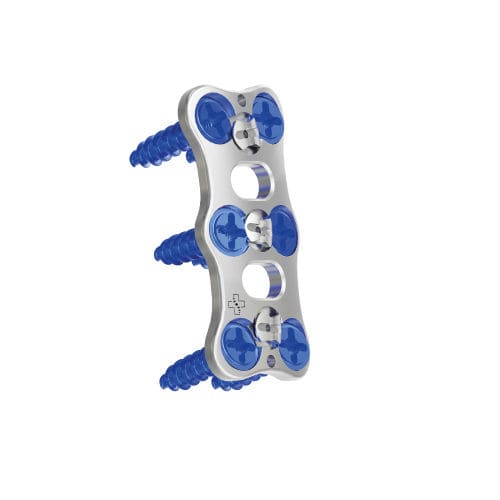 HWS-Arthrodeseplatte - 331.01 series - S33 Spine - mit Verriegelung / Titan / 2 Ebenen