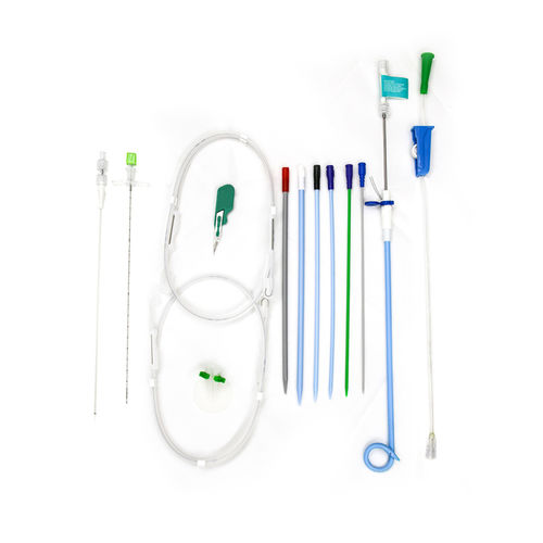 Wunden-Drainageset - 52-11284 8Fr-30cm - DIALL Medical - mit Skala / mit Venenklappe / röntgendicht