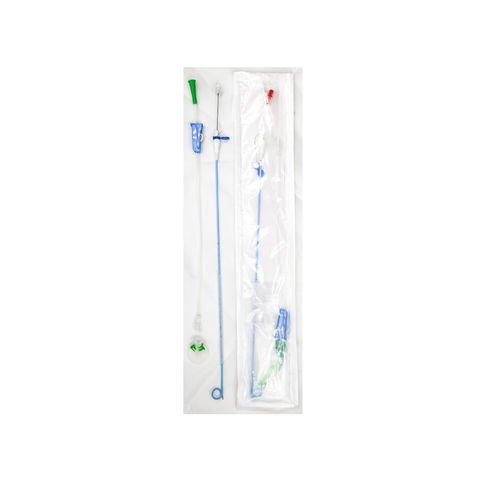 Galle-Drainageset - 8Fr-45cm - DIALL Medical - mit Venenklappe / röntgendicht / Polyurethan