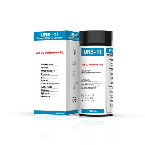 Urinanalyse-Teststreifen - URS-11 - Changchun Wancheng Bio-Electron Co., Ltd. - pH / Glukose / Protein