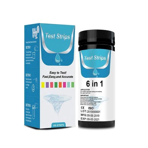 Teststreifen für Wasseranalyse - 6 IN 1 - Changchun Wancheng Bio-Electron Co., Ltd. - pH / Nitrit / Alkalinität