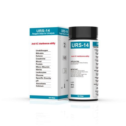 Urinanalyse-Teststreifen - URS-14 - Changchun Wancheng Bio-Electron Co., Ltd. - Säuregehalt / Urin / Blut