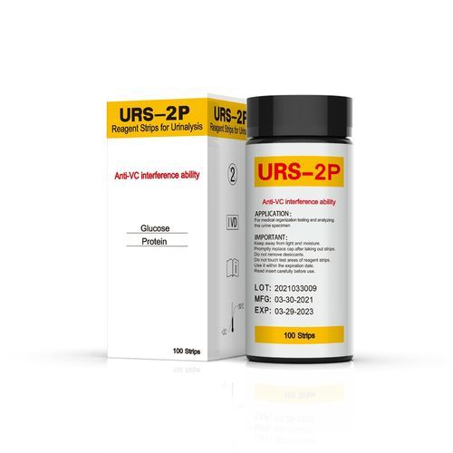 Urinanalyse-Teststreifen - URS-2P - Changchun Wancheng Bio-Electron Co., Ltd. - pH / Glukose / Protein